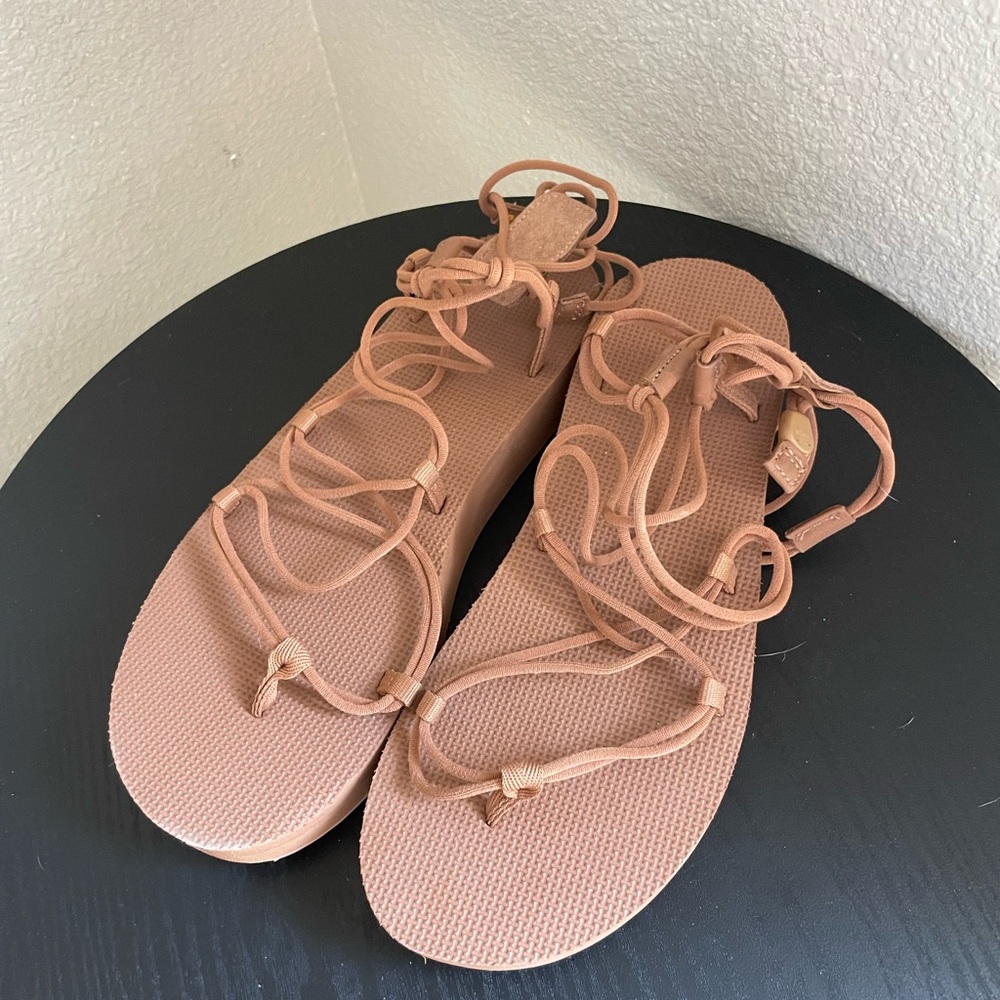 Teva Midform Infinity Platform Sandal Taupe